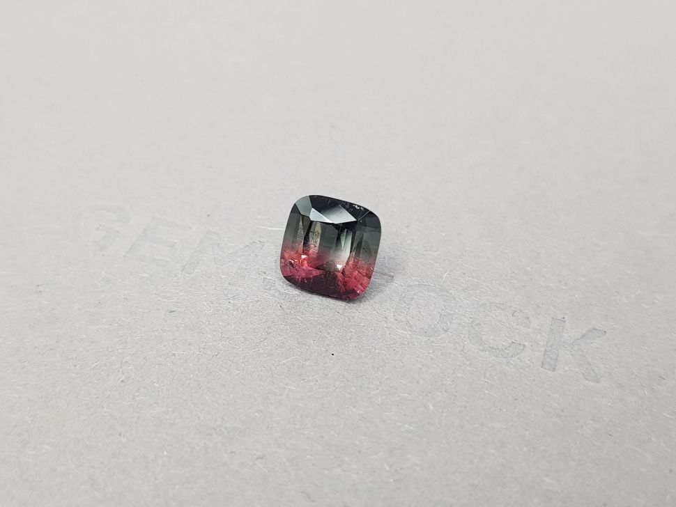 Polychrome gray-red tourmaline 3.07 ct Image №3