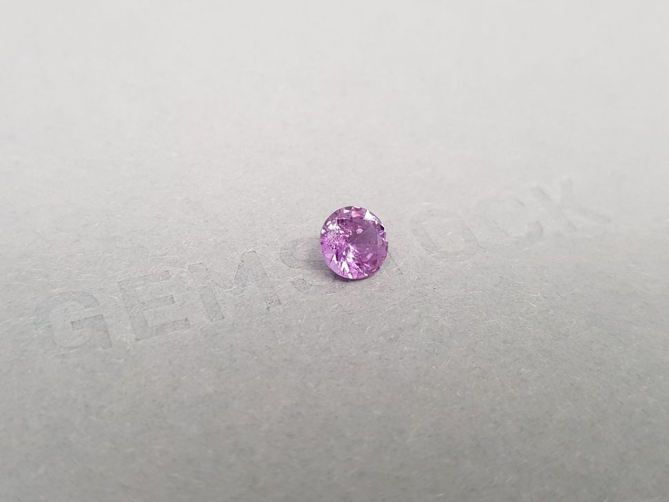 Vivid purple unheated round cut sapphire 1.04 ct, Madagascar Image №2