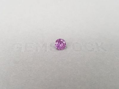 Vivid purple unheated round-cut sapphire 1.03 ct, Madagascar photo