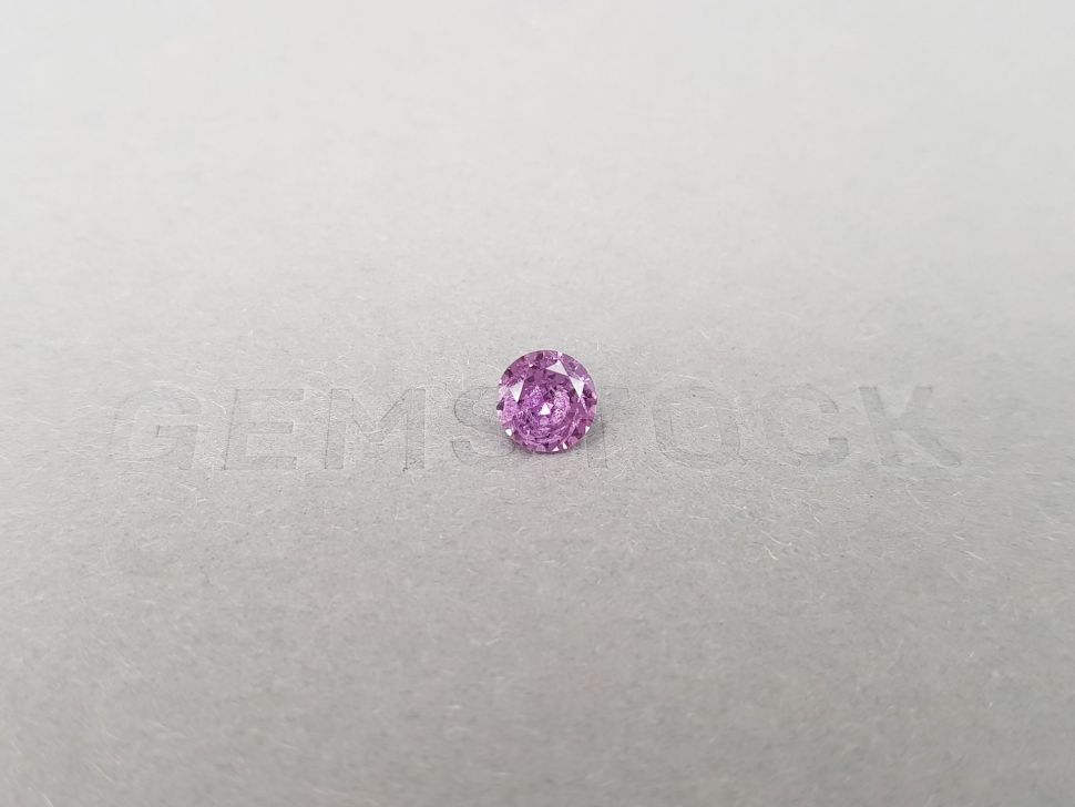 Vivid purple unheated round cut sapphire 1.04 ct, Madagascar Image №1