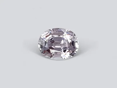 Steel gray spinel in oval cut 3.98 ct from Burma photo