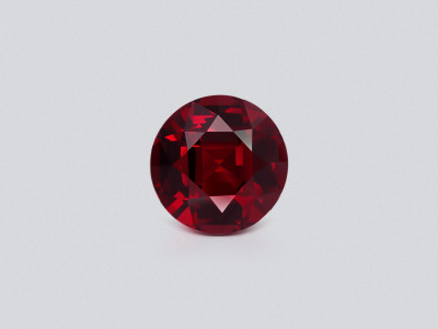 Rhodolite garnet round cut 5.07 carats, Africa photo