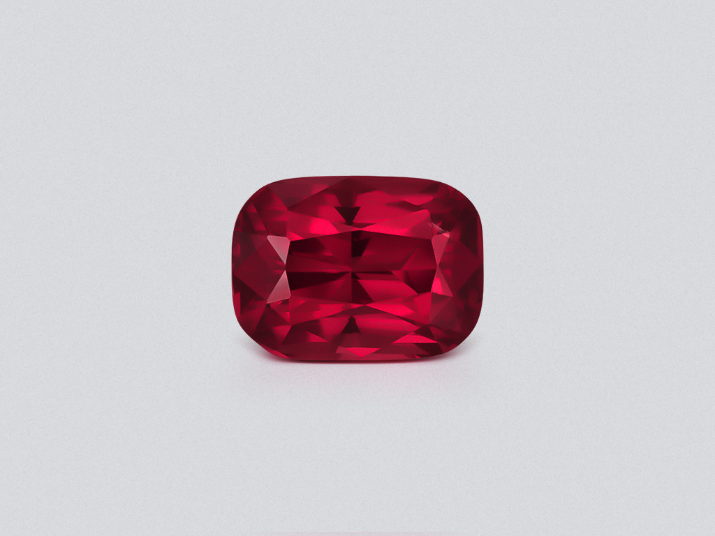 Unbeheizter rubin im kissenschliff 2,07 karats, Tansania Image №1