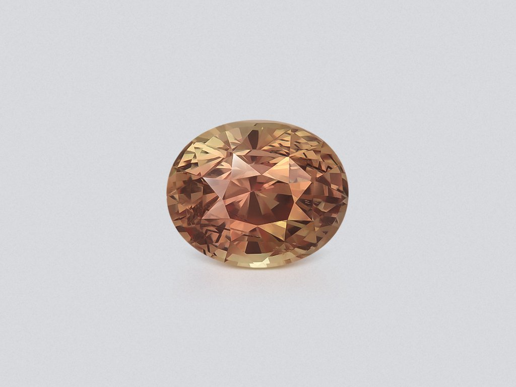 Orange sapphire oval cut 1.72 carats, Sri Lanka Image №1