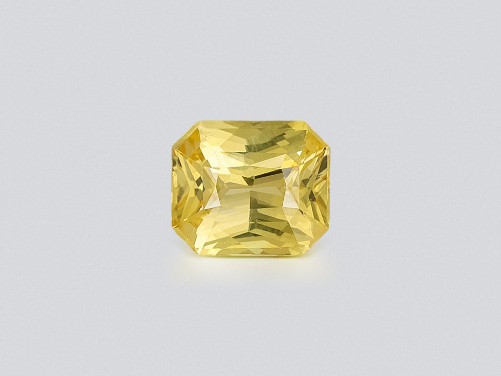 Sapphire Vivid Yellow radiant cut 1.63 carats, Sri Lanka Image №1