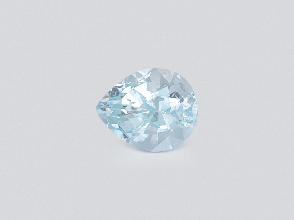 Aquamarine pear cut 0.64 carats, Madagascar Image №1