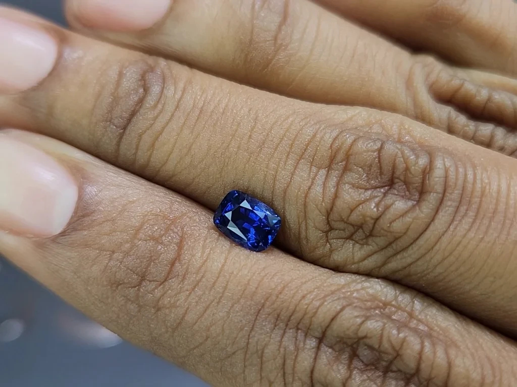 Saphir Cornflower Blue im cushion-schliff 1,14 karat, Sri Lanka Image №2