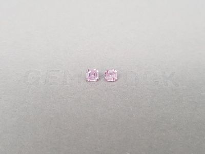 Pair of pink spinels in octagon cut 0.62 ct, Tanzania photo