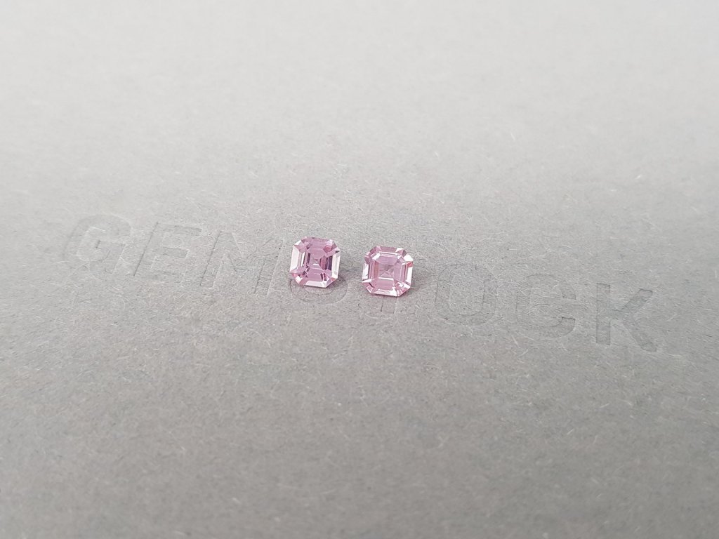 Pair of pink spinels in octagon cut 0.62 ct, Tanzania Image №3