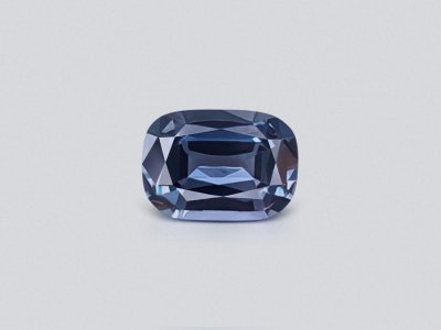 Cushion cut Burmese blue-gray spinel 1.21 ct photo