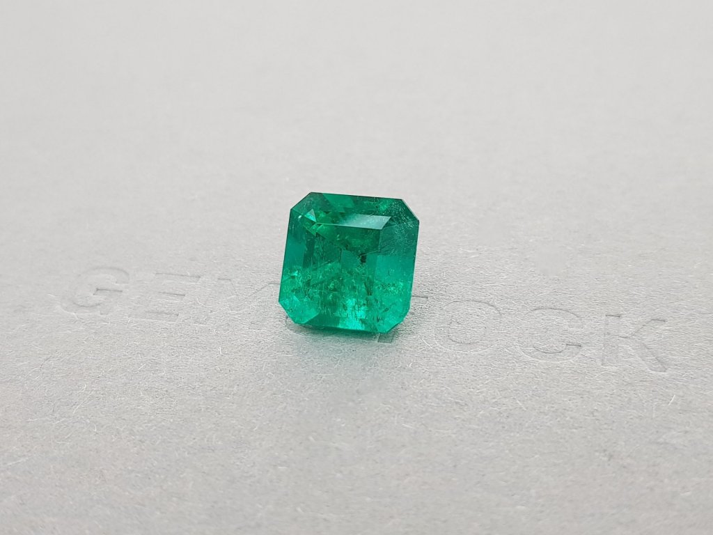 Vivid Green Colombian Emerald 5.95 ct, Gubelin Image №3