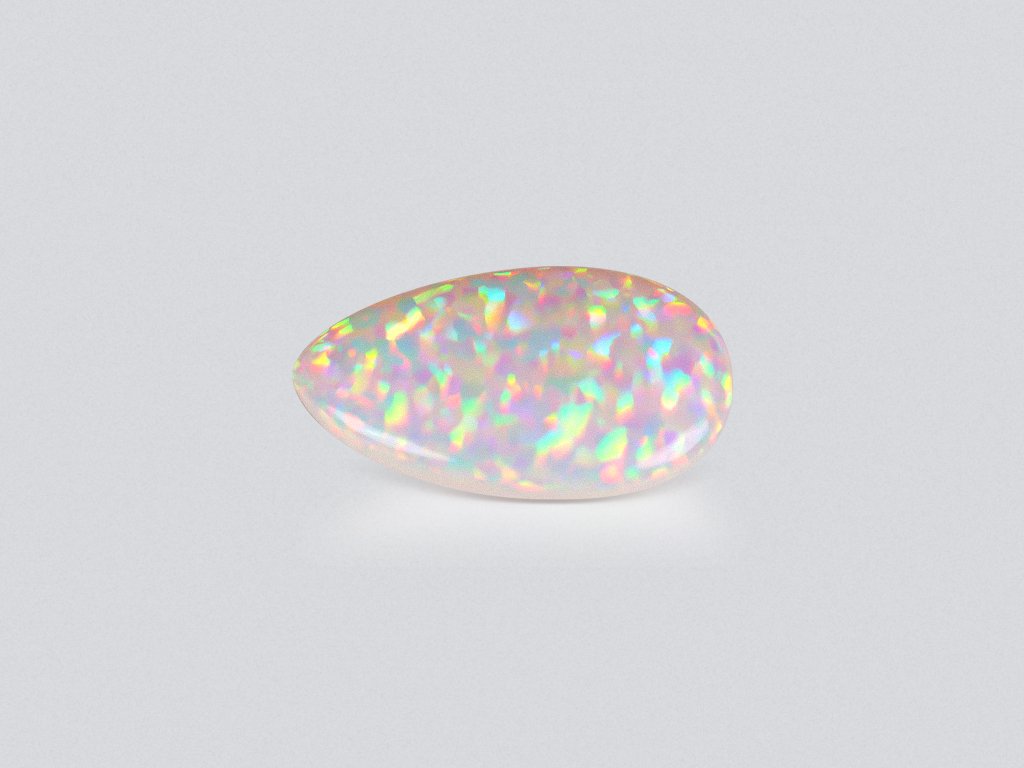 Grande opale blanche taille poire, 63,15 carats, Éthiopie Image №1