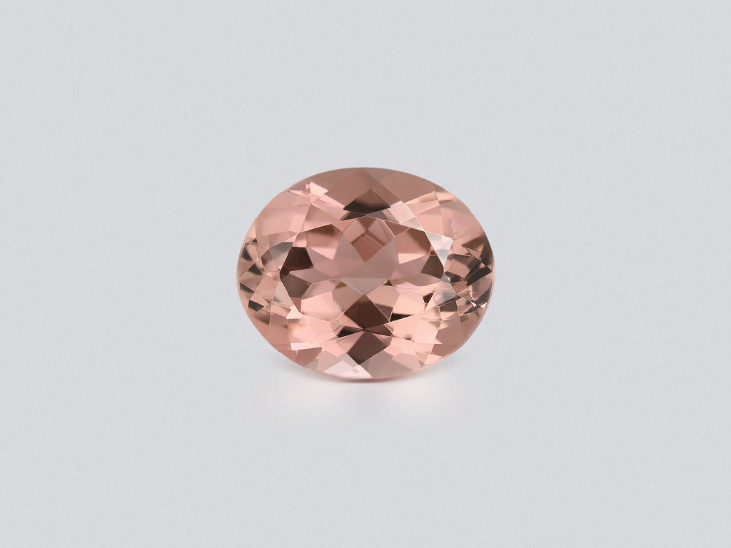 Turmalin rosa-oranger oval geschliffener 6,33 karat, Afrika Image №1