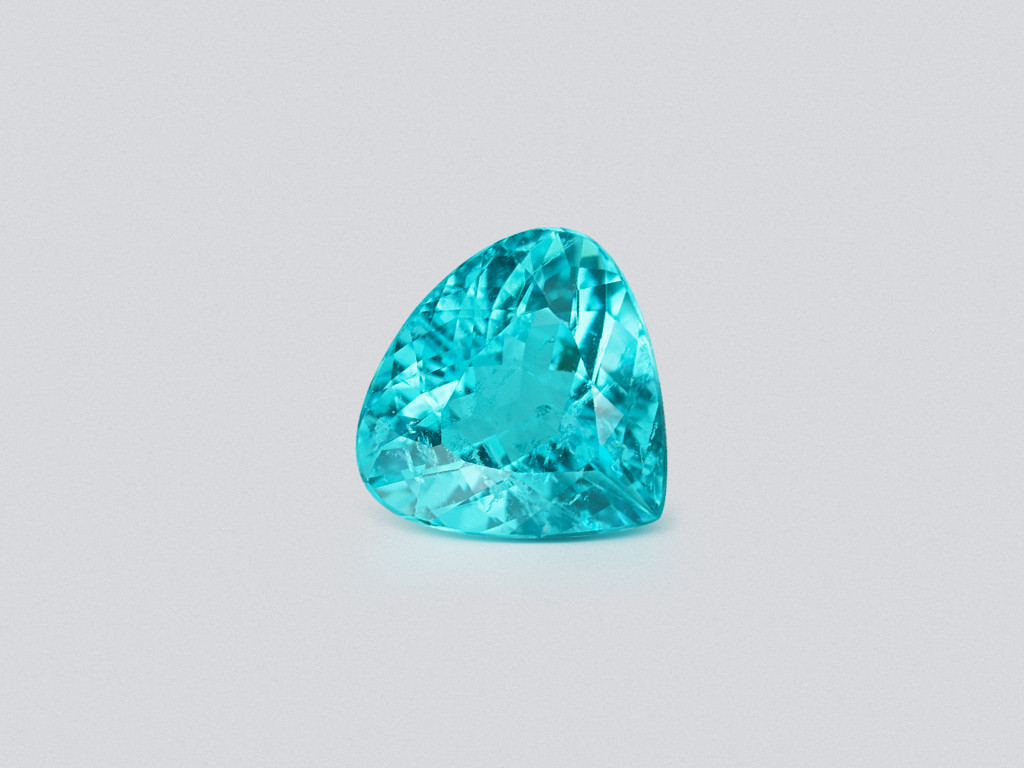 Pera de turmalina Neon Paraiba cortada 3,25 quilates, Mozambique Image №1
