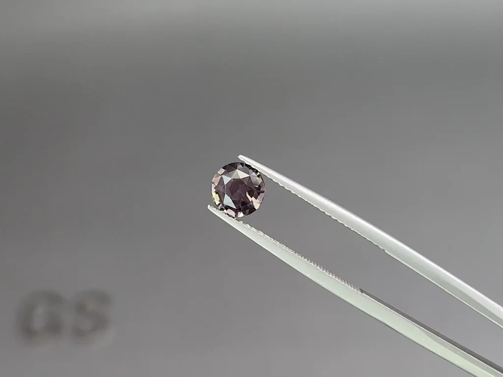 Saphir rond à changement de couleur de 1,62 carat, Sri Lanka Image №4
