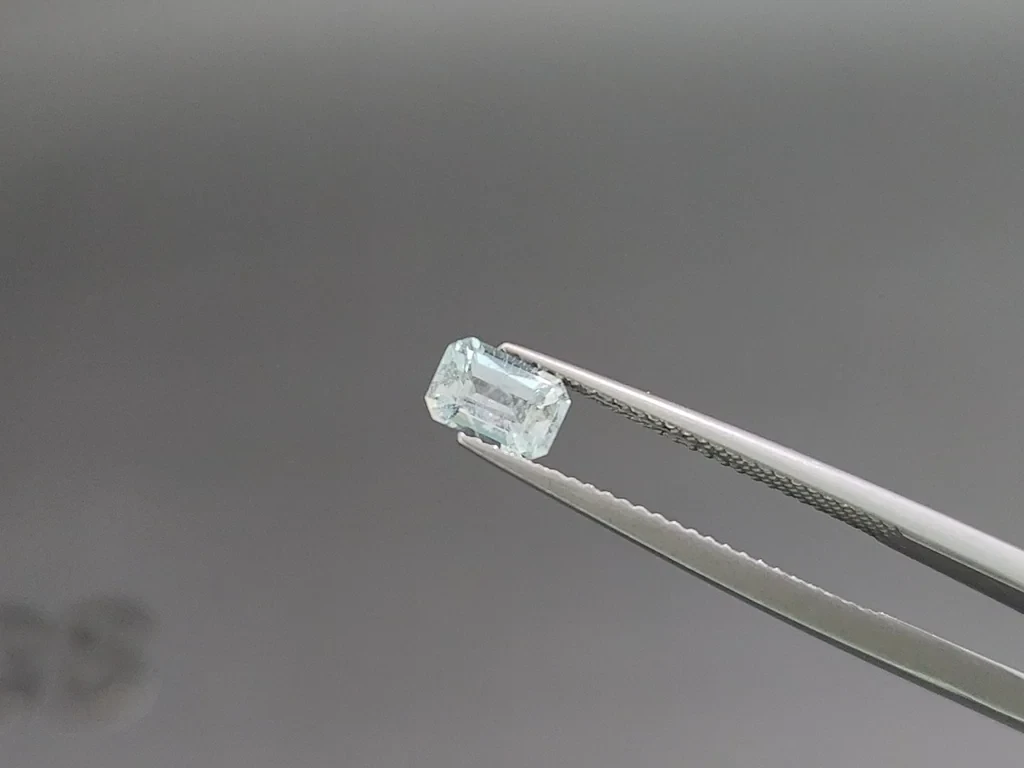 Aquamarin achteckig geschliffener 0,57 karat, Madagaskar  Image №3