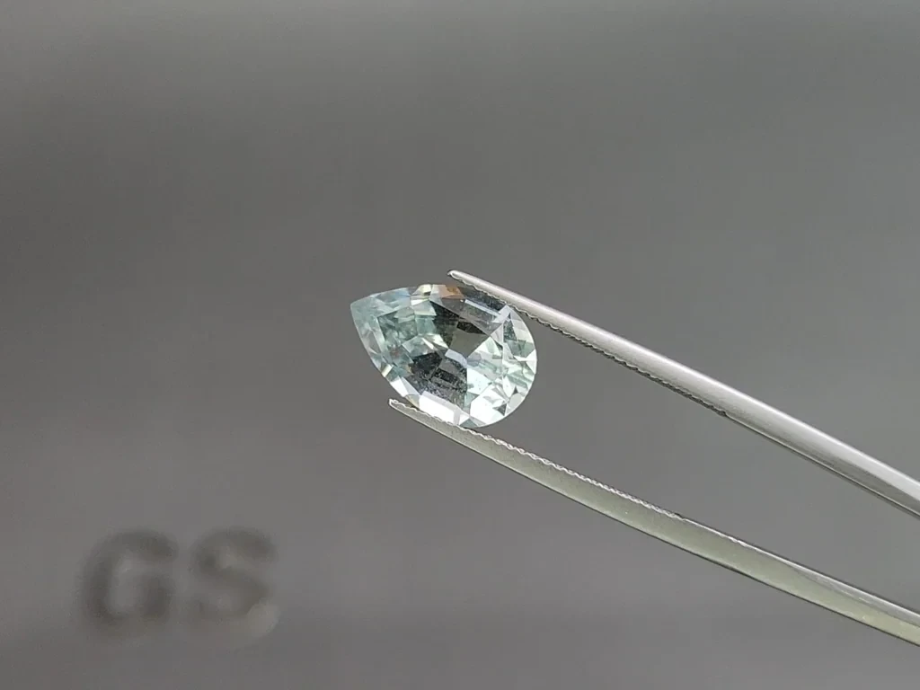 Ensemble aigues-marines taille poire, 7,33 carats, Madagascar Image №3