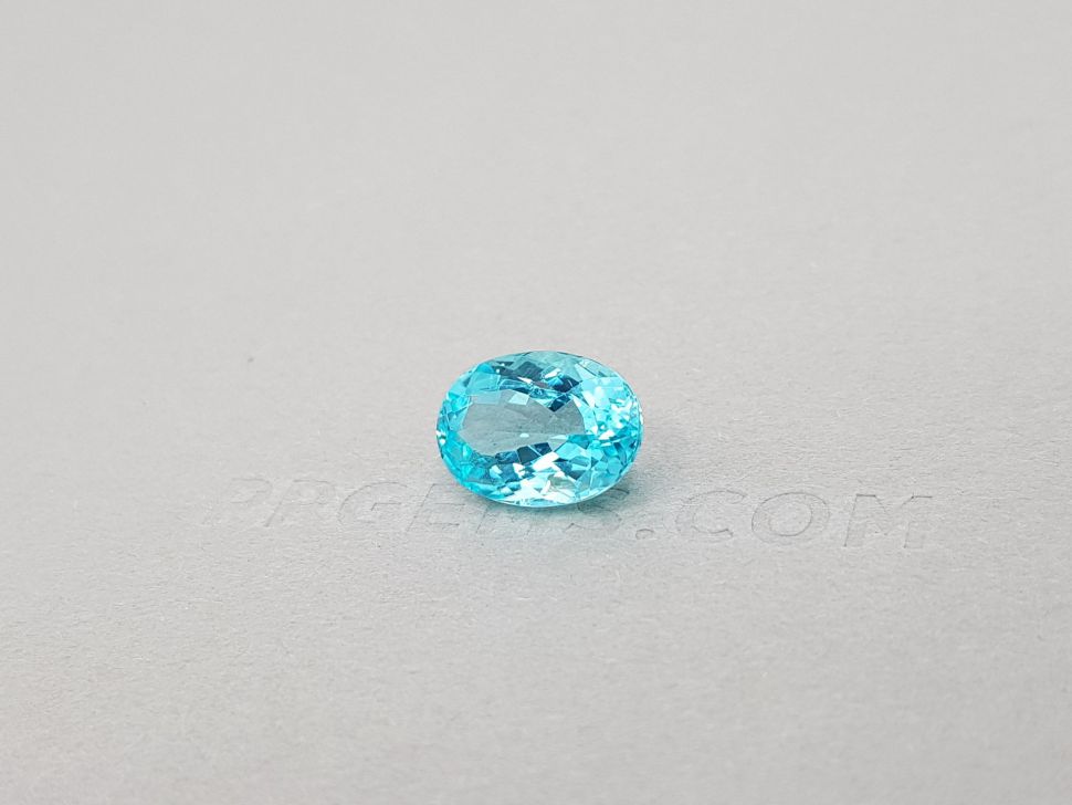 Pure blue Paraiba tourmaline 3.99 ct, GIA Image №3