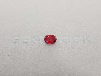 Pigeon's blood unheated oval ruby 1.45 ct, Mozambique photo