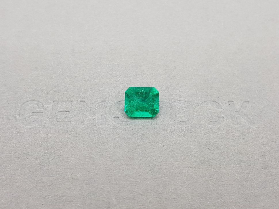 Vibrant Colombian octagon emerald 1.18 ct Image №1