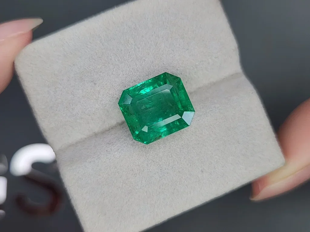 Émeraude taille octogonale 7,94 carats, Zambie  Image №4