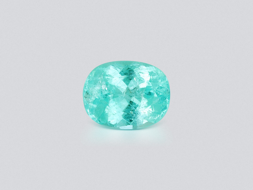 Tourmaline Paraiba bleu néon, taille ovale, 1,63 carat, Afrique Image №1