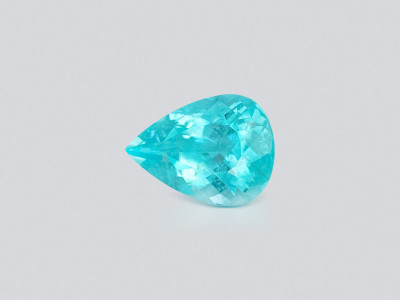 Neon Paraiba tourmaline pear cut 6.03 carats, Mozambique photo