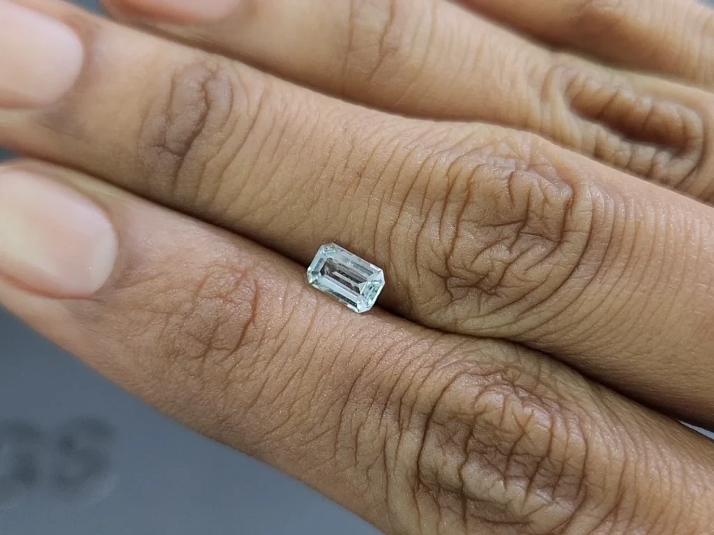 Aquamarin achteckig geschliffener 0,53 karat, Madagaskar  Image №2