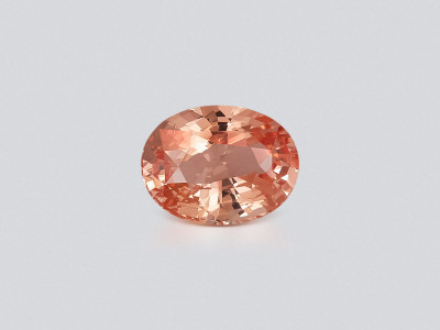 Unheated sapphire Padparadscha oval cut 4.00 carats, Madagascar photo