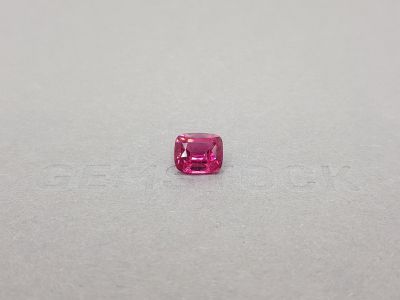 Cushion cut pink spinel from Tanzania 2.10 ct photo