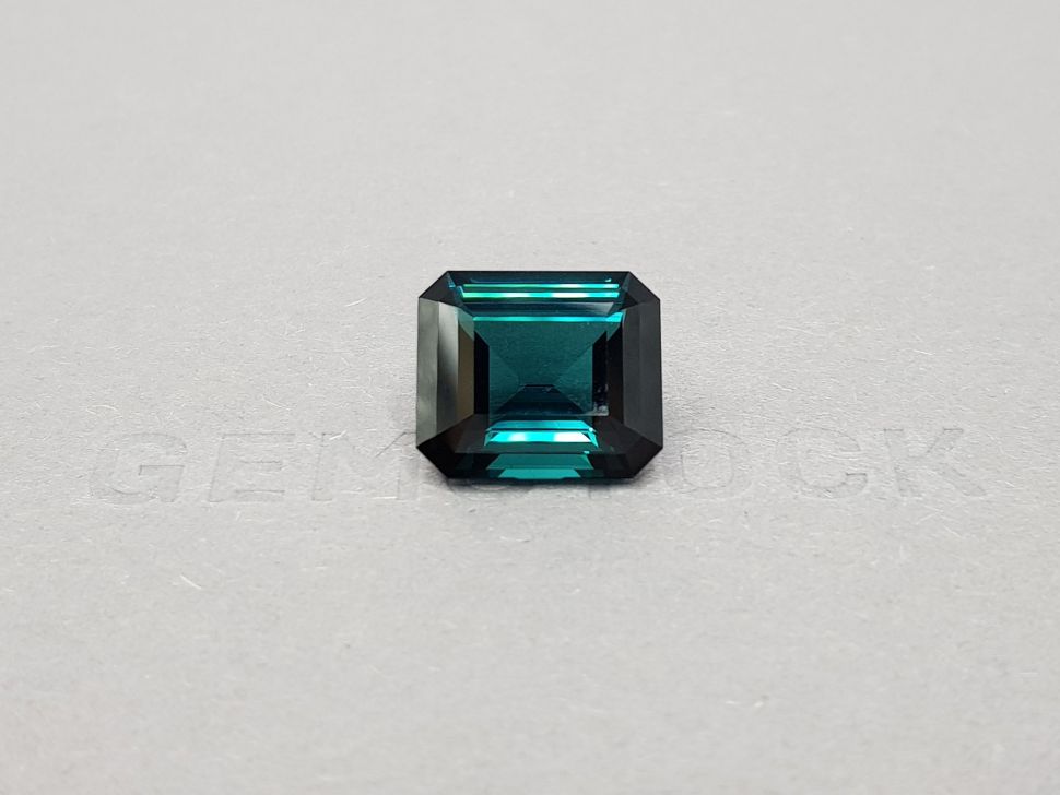 Tourmaline emerald cut indicolite 9.21 ct Image №1