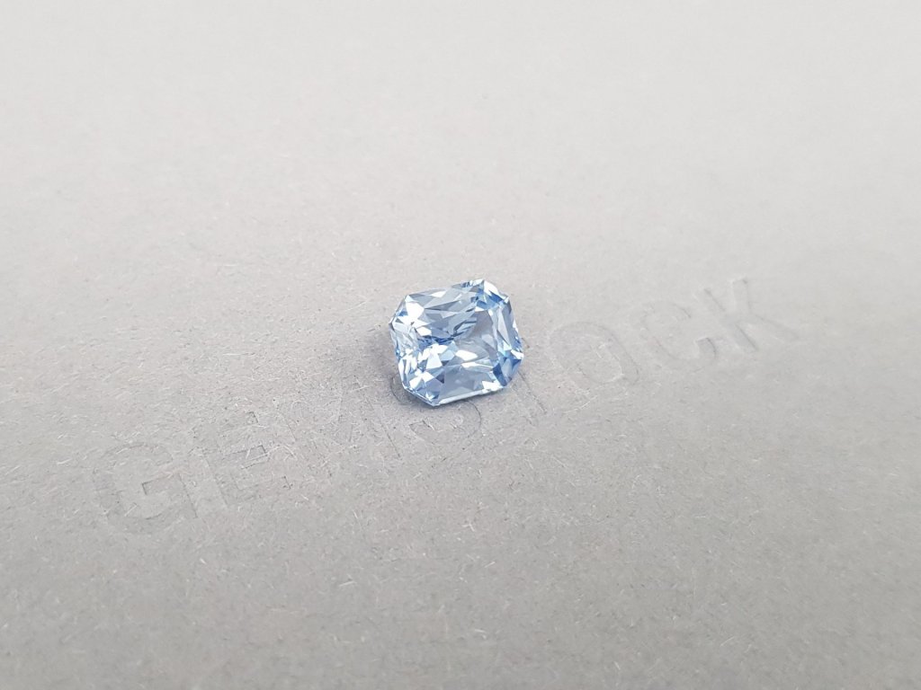 Pastel blue unheated sapphire 3.04 ct, Sri Lanka Image №2