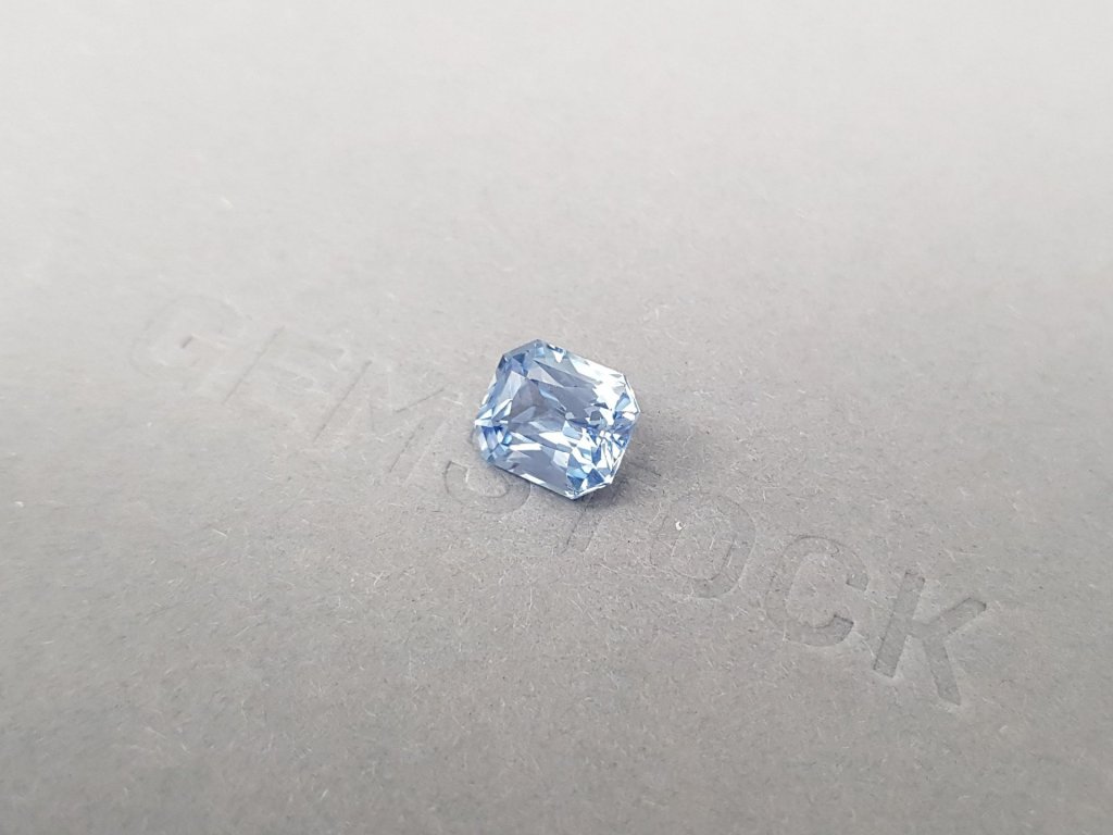 Pastel blue unheated sapphire 3.04 ct, Sri Lanka Image №3