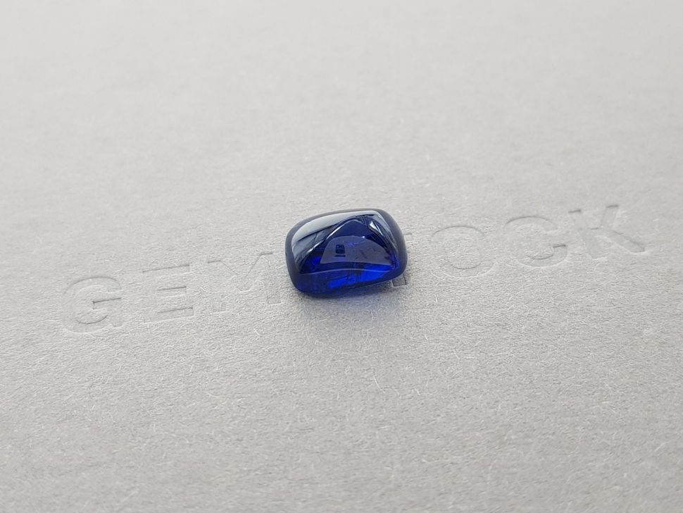 Unheated Royal blue sapphire in sugar loaf 5.37 ct, Burma Image №2
