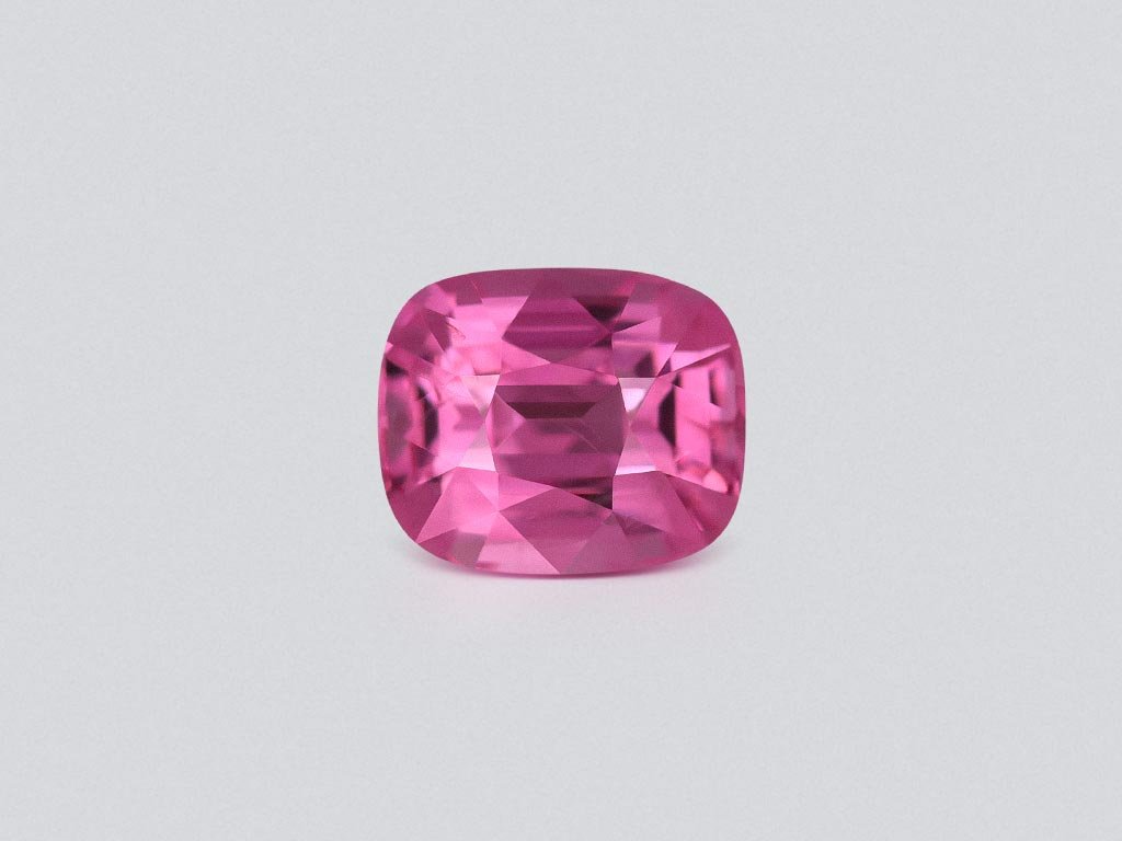 Spinelle rose taille coussin Vivid Pink 1,76 carats, Tanzanie Image №1
