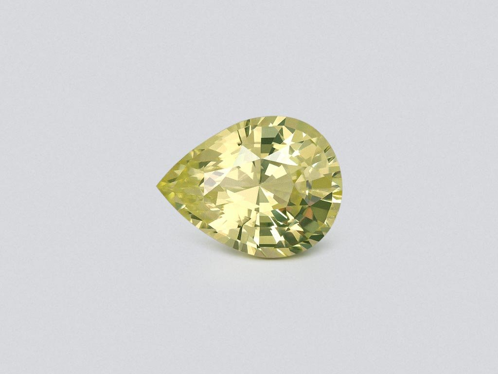 Chrysobéryl taille poire 1,72 carats, Sri Lanka Image №1