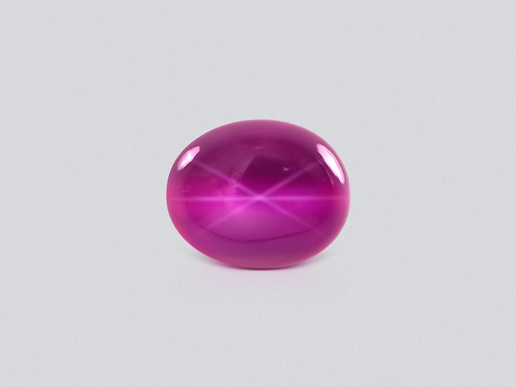 Unheated star ruby cabochon cut 2.29 carats, Mozambique Image №1