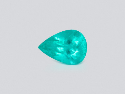 Pera de turmalina Neon Paraiba cortada 6,76 quilates, Mozambique photo