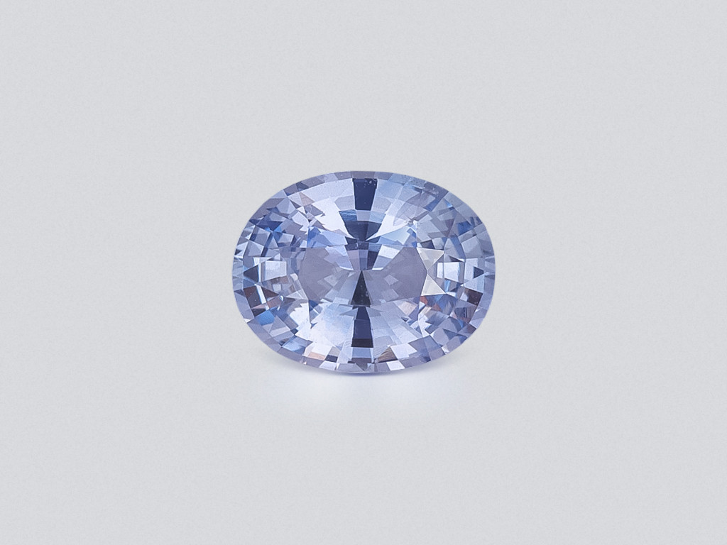 Saphir ovale bleu pastel, 1,60 carat, Sri Lanka Image №1