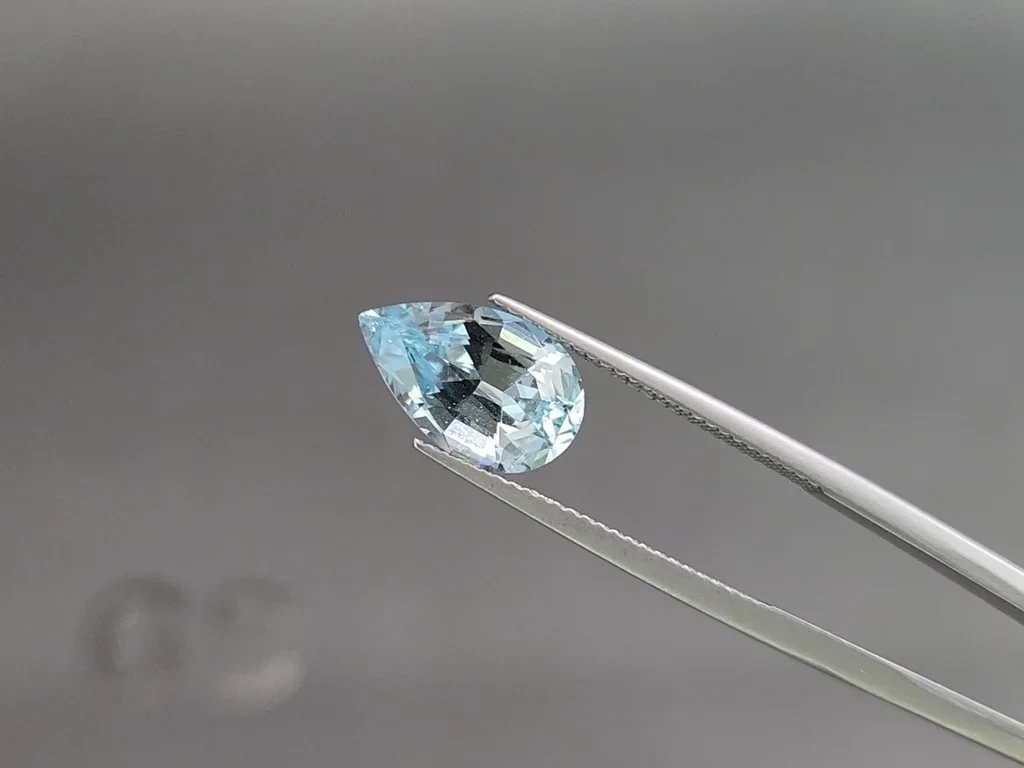 Satz aquamarine im birnenschliff 6,51 karat, Madagaskar Image №3