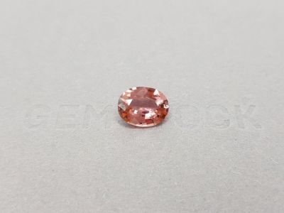 Orange-pink oval cut tourmaline 2.80 ct photo