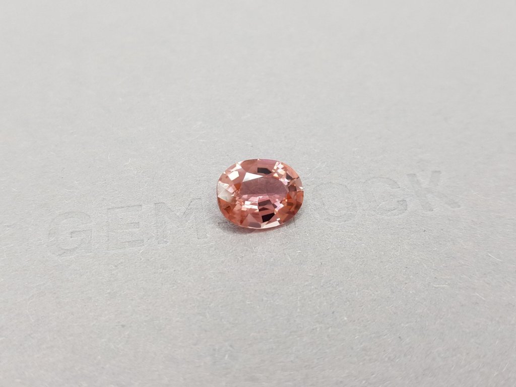 Orange-pink oval cut tourmaline 2.80 ct Image №2