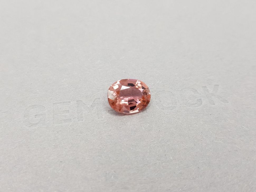 Orange-pink oval-cut tourmaline 2.80 ct Image №2