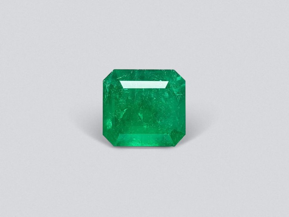 Vivid Green Emerald octagon shape 3.15 ct, Colombia Image №1