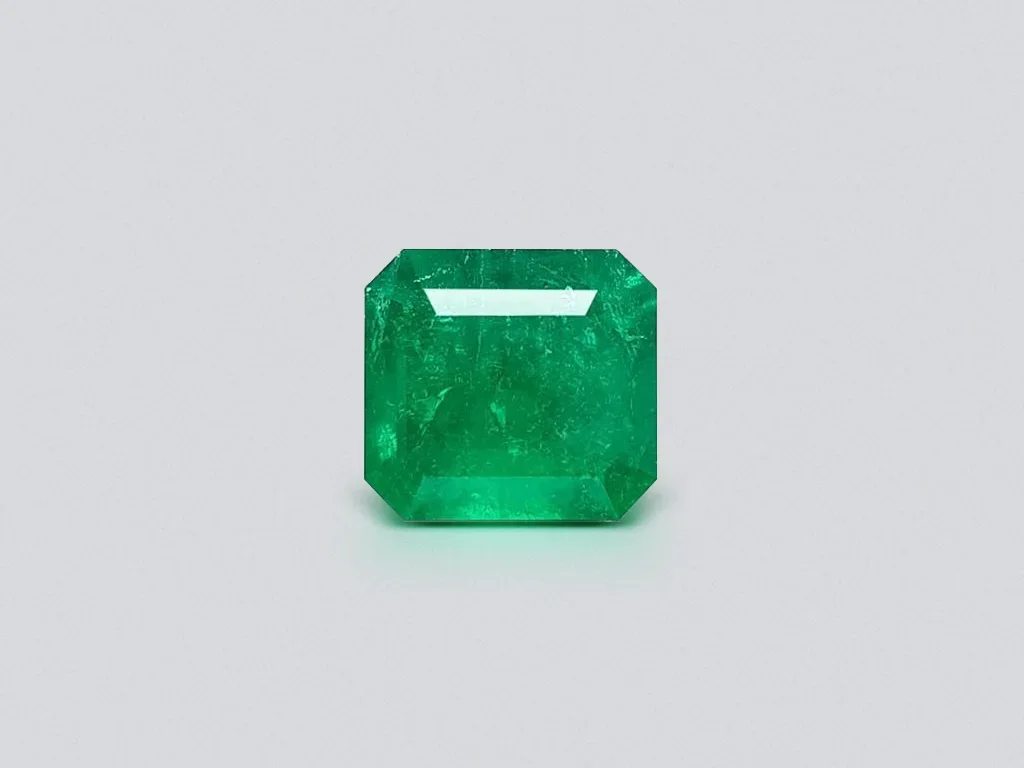 Vivid Green Emerald octagon shape 3.15 ct, Colombia Image №1