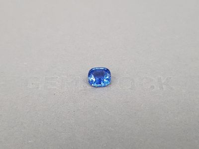 Unheated cushion-cut cornflower blue sapphire 1.74 ct, Sri Lanka photo