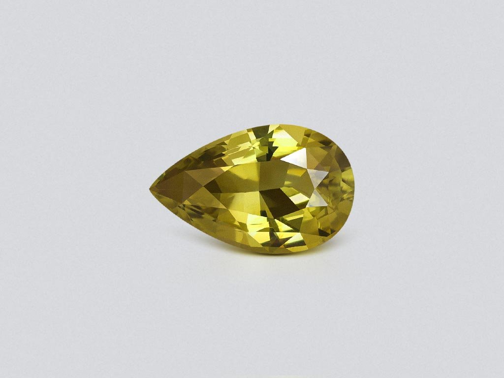 Chrysoberyl in pear cut 3.02 carats, Sri Lanka  Image №1