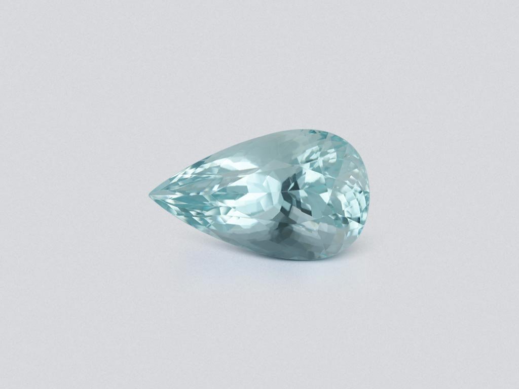 Aigue-marine taille poire 12,16 carats, Madagascar Image №1