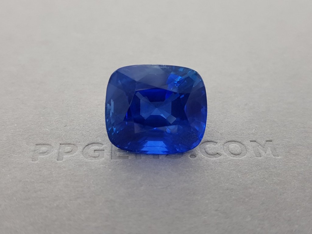 Unique large unheated blue sapphire 24.62 ct, Burma (Mogok), GRS Image №3
