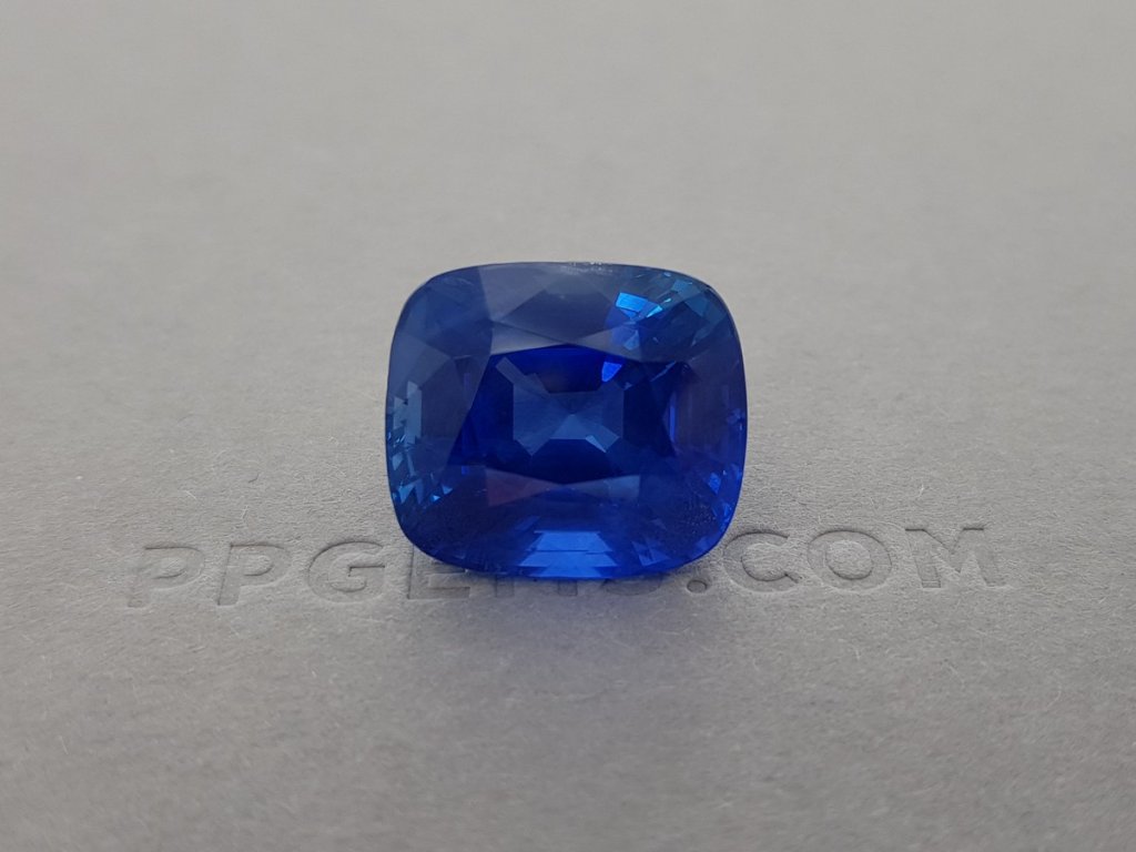 Unique large unheated blue sapphire 24.62 ct, Burma (Mogok), GRS Image №7